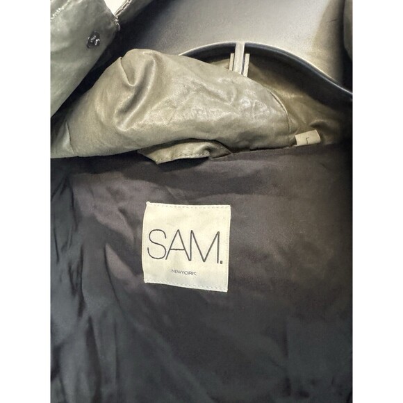 SAM New York Waxed Thinsulate Green Parka Jacket Size: Large $1,995 - Picture 5 of 8